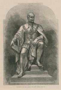 La statue du Prince Consort sur le mémorial d