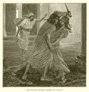 La lutte entre Gomates et Gobryas - English School
