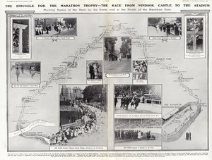 La lutte pour le trophée du marathon - English School