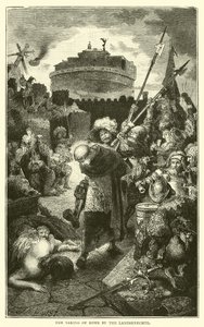 La prise de Rome par les Lansquenets