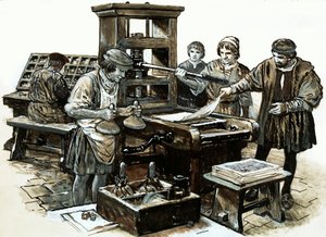 La troisième presse à imprimer en Angleterre a été installée à St. Albans en 1480