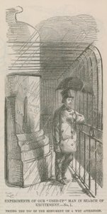 Le sommet du Monument par un après-midi pluvieux - English School