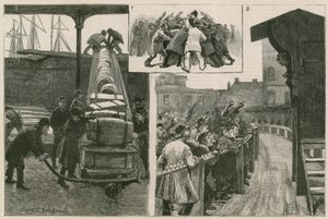 Les chômeurs cherchant du travail aux docks - English School