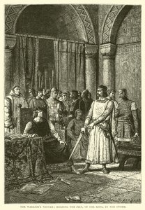 La tenure des guerriers; tenant le fief, du roi, par l