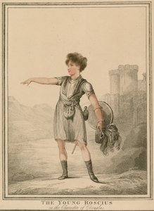 Le jeune Roscius dans le rôle de Douglas