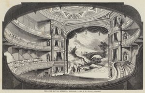 Théâtre Royal, Adelphi, Londres (gravure)