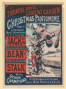 Pantomime de Noël au Theatre Royal Covent Garden