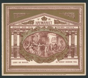 Théâtre Royal, Haymarket, Londres - English School
