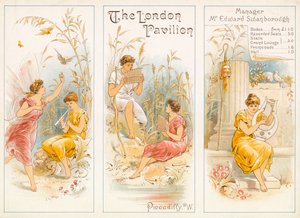 Programme de théâtre, Le Pavillon de Londres, Piccadilly