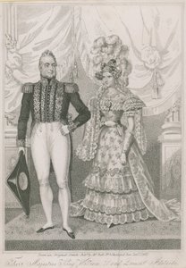 Leurs Majestés le Roi Guillaume IV et la Reine Adélaïde - English School