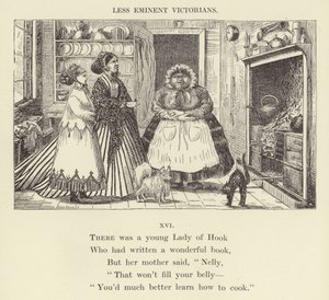 Il y avait une jeune femme de Hook (gravure)