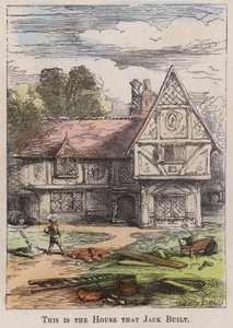 Voici la maison que Jack a construite (gravure en couleur) - English School