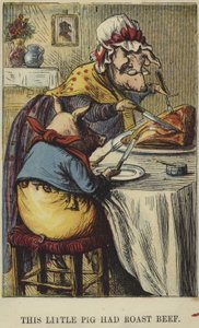 Ce petit cochon a mangé du rôti de bœuf - English School