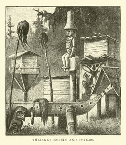 Maisons Thlinket et Totems - English School