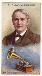 Thomas Alva Edison, Phonographe - English School