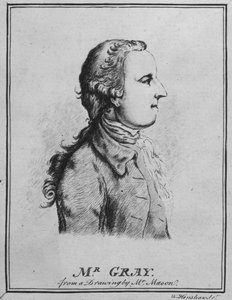 Thomas Gray, dessiné par William Henshaw - English School