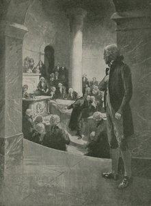 Thomas Jefferson écoutant le discours de trahison