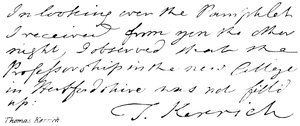 Thomas Kerrich - English School