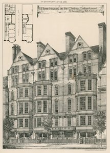 Trois maisons sur l