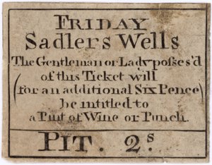 Billet pour vendredi à Sadlers Wells - English School