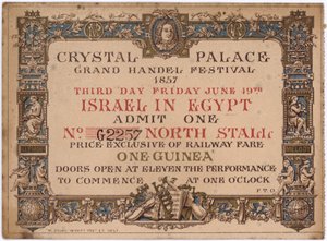 Billet pour Israël en Égypte - English School