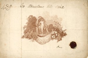 Billet pour le bal à Mansion House, Londres, 2 avril 1804 - English School