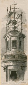 Boule de temps à la station de la compagnie de télégraphe électrique, West Strand - English School