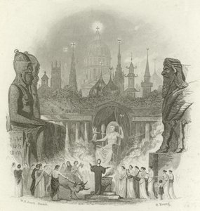 Page de titre de Les Croyances du Monde par James Gardner - English School