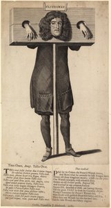 Titus Oates au Pilori, publié en 1685