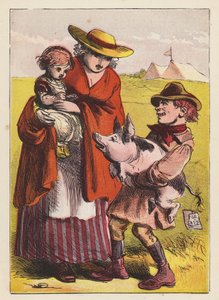 Au marché, au marché, etc. - English School