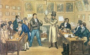 Le salon de Tom Cribb à l