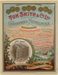 Tom Smith & Co Ltd, Nouveautés de Noël, Pétards de Noël, Couverture de Brochure