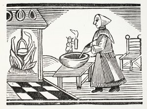 Tom Pouce, illustration de Chap-books du XVIIIe siècle par John Ashton, pub. 1882 - English School