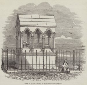 Tombe de Grace Darling dans le cimetière de l