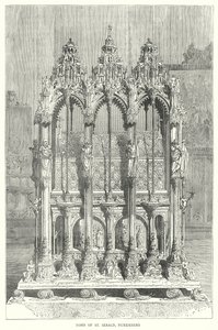 Tombe de St Sebald, Nuremberg (gravure) - English School