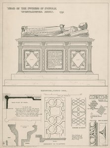 Tombe de la duchesse de Suffolk - English School