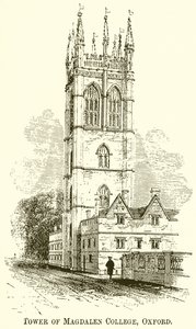 Tour du collège Magdalen, Oxford - English School