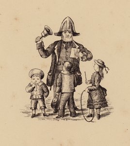 Crieur public et enfants