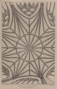 Tracé des voûtes (gravure) - English School