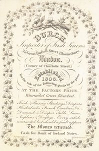 Carte de visite, Burch - English School