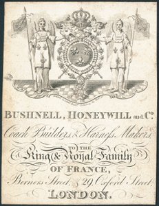 Carte de visite, Bushnell, Honeywill and Co - English School
