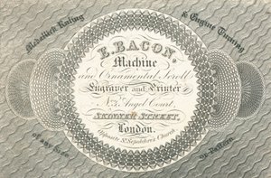 Carte de visite, E Bacon - English School