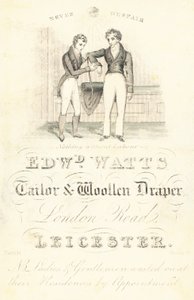 Carte de visite, Edward Watts - English School