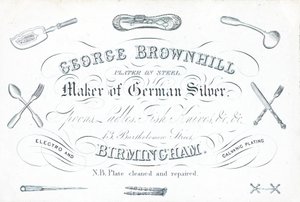 Carte de visite, George Brownhill - English School