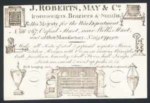Carte de visite, J Roberts, May & Co - English School