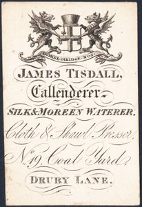 Carte de visite, James Tisdall - English School