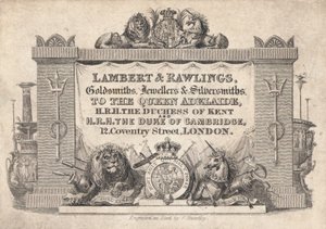 Carte de visite, Lambert & Rawlings - English School