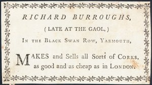 Carte de visite, Richard Burroughs - English School