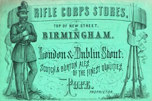Carte de visite, Rifle Corps Stores - English School