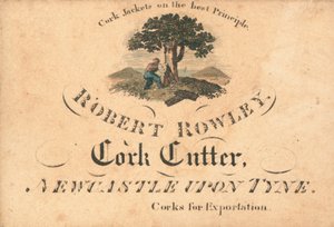 Carte de visite, Robert Rowley - English School